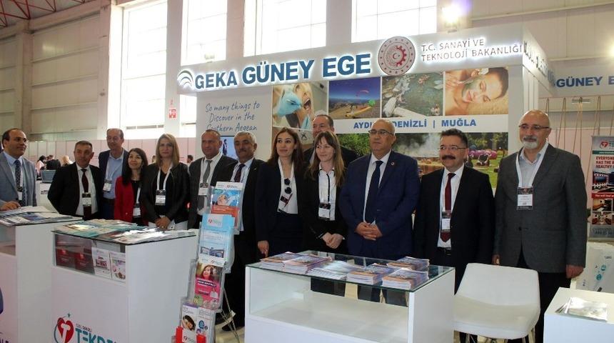 GEKA, g&uuml;ney Egeli sağlık ve spor turizmi temsilcileriyle HESTOUREX fuarında