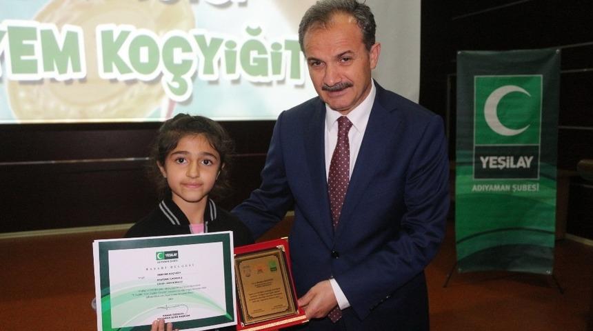 &lsquo;Sağlıklı Nesil Sağlıklı Gelecek&rsquo; yarışmasının &ouml;d&uuml;lleri verildi