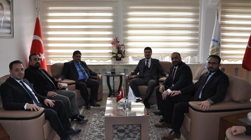 1.Organize Sanayi Y&ouml;netim Kurulu Başkanı Urku&ccedil;&rsquo;dan Başkan Oral&rsquo;a ziyaret