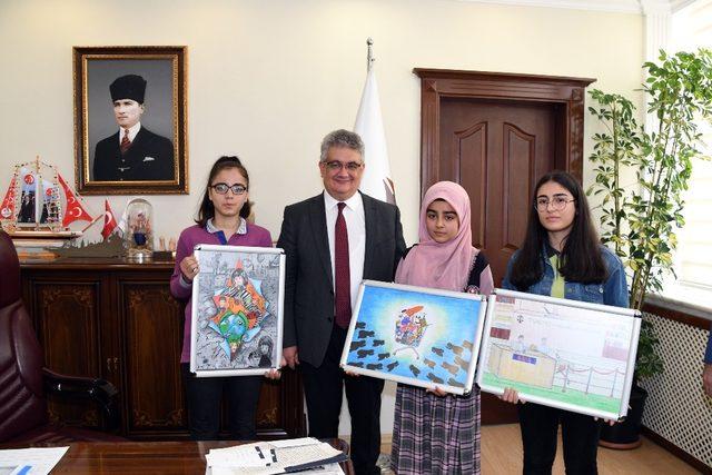 Derece yapan öğrenciler ödüllendirildi 1