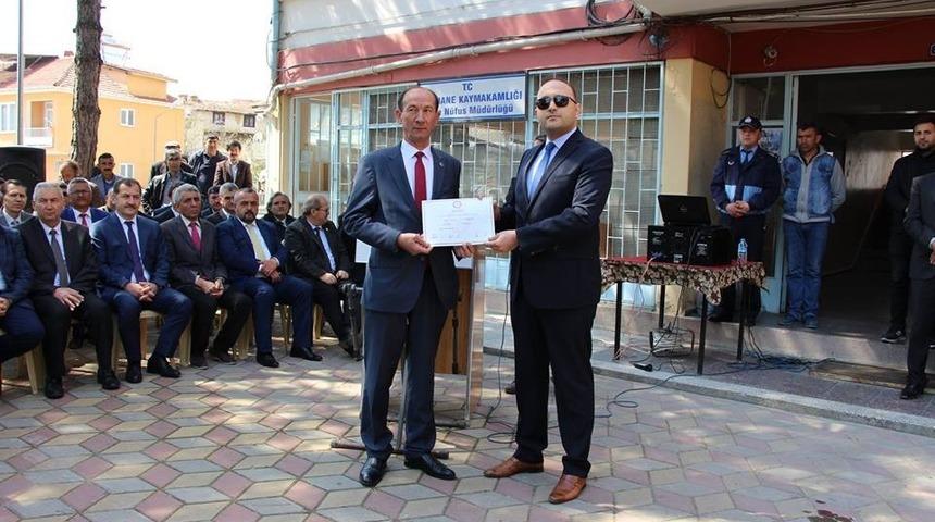 Rasim Daşhan, mazbatasını aldı, g&ouml;revine yeniden başladı