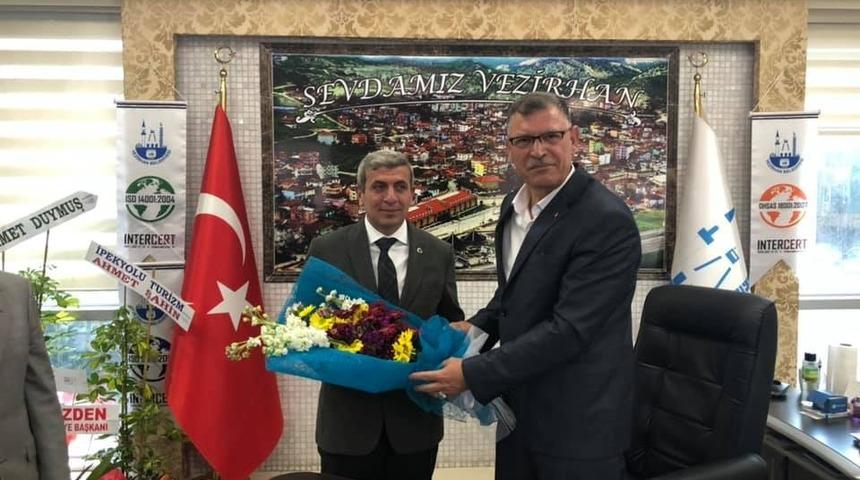 Vezirhan’da devir teslim töreni yapıldı