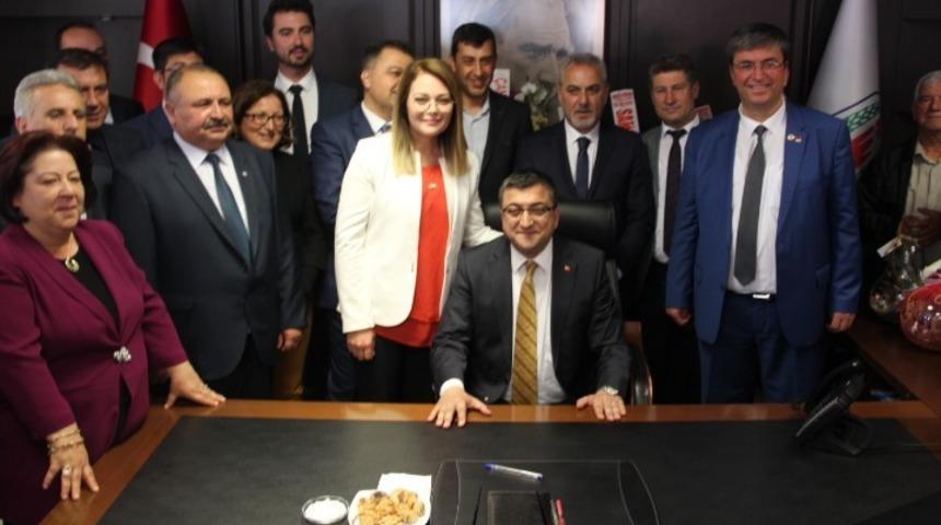 &Ccedil;an Belediyesinde devir teslim