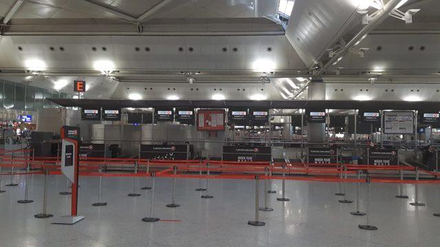 Atat&uuml;rk Havalimanı nda son anonslar... Son yolcular... Son u&ccedil;uşlar 2