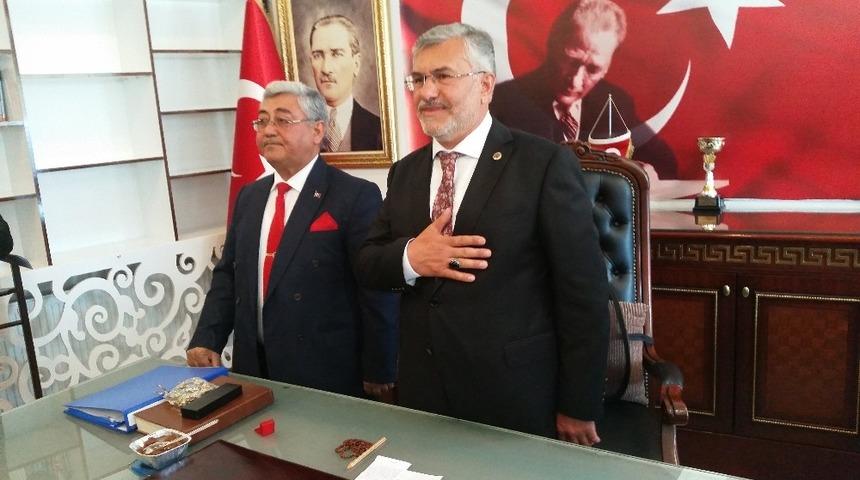 Kulu Belediye Başkanı &Uuml;nver g&ouml;revine başladı