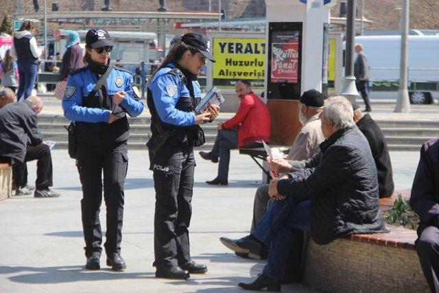 Kayseri Emniyeti’nin dilencilikle mücadelesi sürüyor