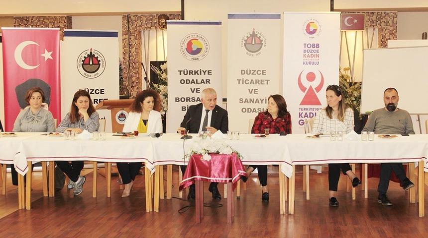 Kadın Girişimciler DTSO y&ouml;netimiyle bir araya geldi