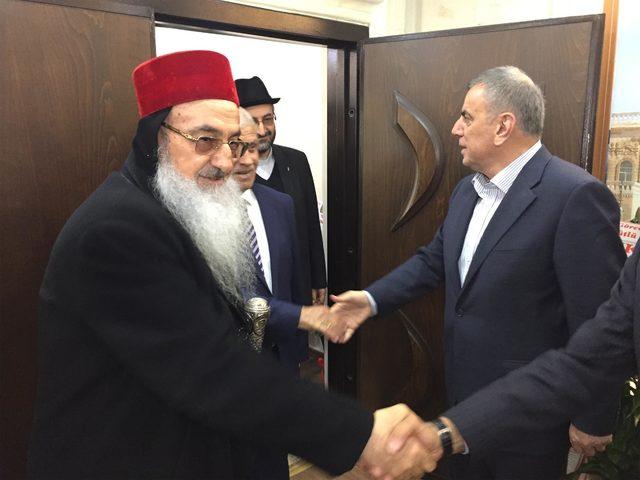 Süryani metropolitten, Midyat Belediye Başkanı seçilen Şahin'e ziyaret 