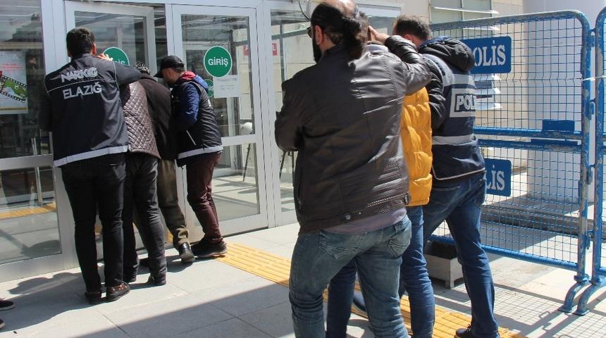 Elazığ&rsquo;da uyuşturucu operasyonu: 4 g&ouml;zaltı