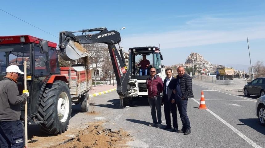 U&ccedil;hisar - Kavak yolu asfaltlanacak