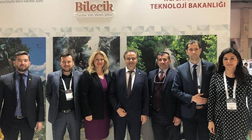 Bilecik Belediye Başkanı Semih Şahin, Dünya Sağlık, Spor, Alternatif Turizm Kongresi Fuarı’na katıldı