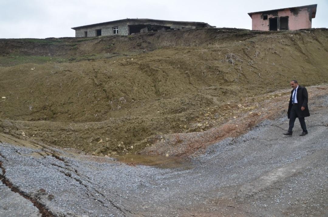 Muş&rsquo;ta heyelan