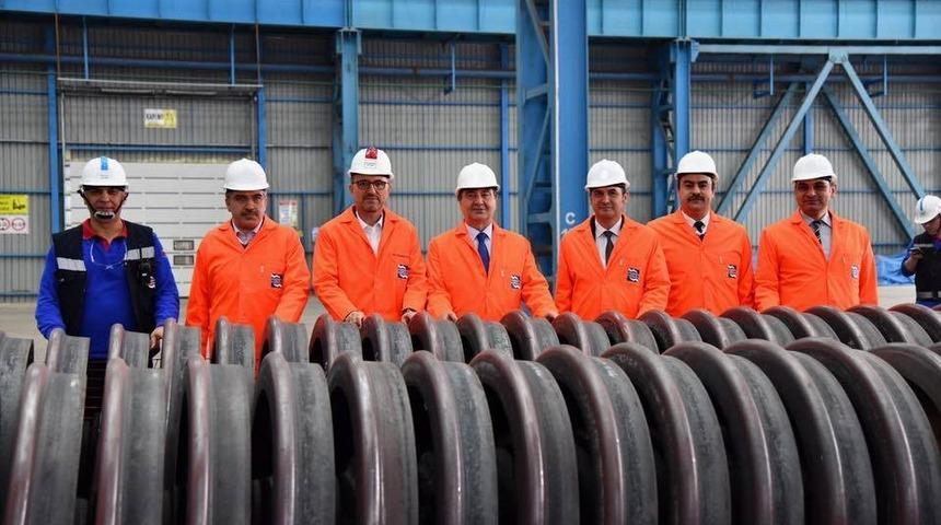 T&Uuml;DEMSAŞ&rsquo;tan tren tekeri i&ccedil;in KARDEMİR&rsquo;de inceleme yaptı