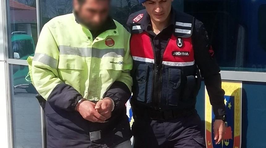 Televizyon &ccedil;alarken yakalanan zanlı tutuklandı