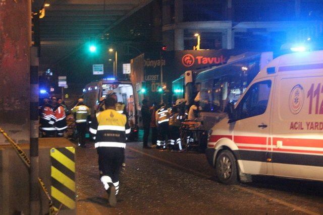 Şişli’deki özel halk otobüsündeki kazanın yaralı sayısı açıklandı