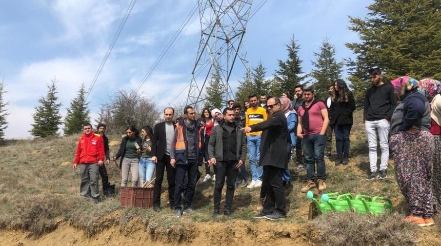 Antropoloji &ouml;ğrencileri fidan dikti