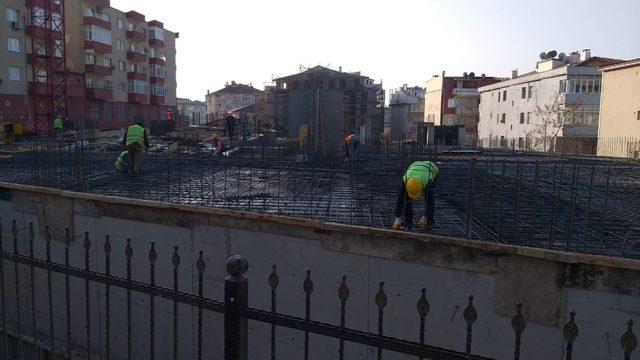 Gebze’nin yeni otoparkının yapım çalışmaları sürüyor