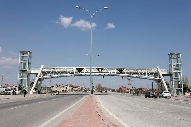 Konya’da yeni yaya üst geçitleri hizmete girdi