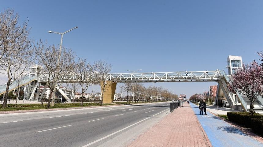 Konya’da yeni yaya üst geçitleri hizmete girdi