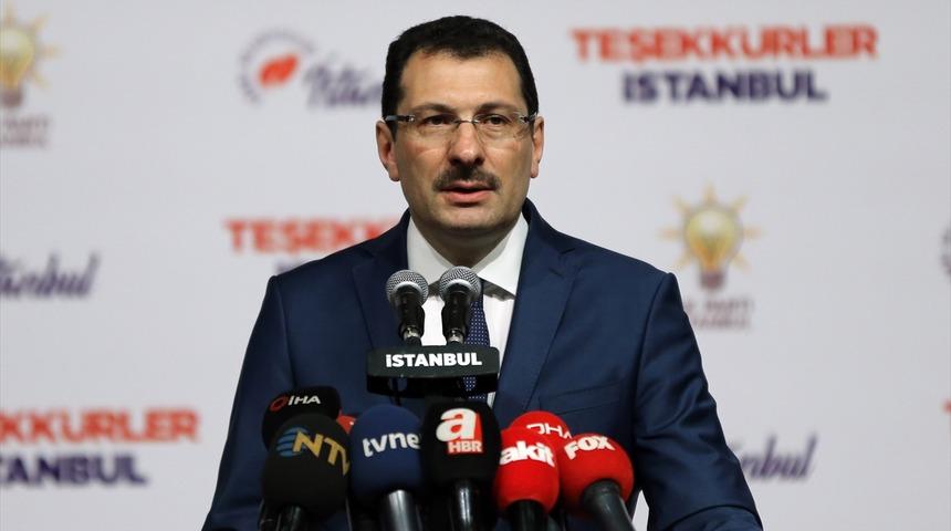 AK Parti'den açıklama: İstanbul'da tüm oyların yeniden sayımı için başvuracağız