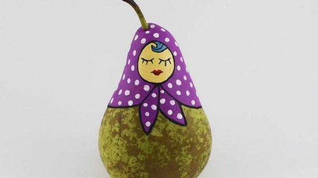 İspanyol Artistten Meyvelerle Sanatsal Çalışma