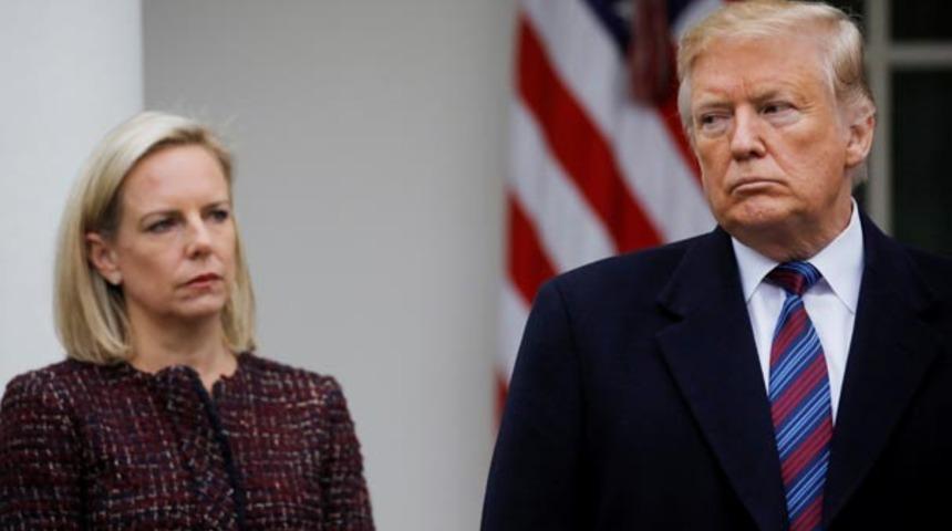 G&ouml;&ccedil;men sorunu Nielsen'in başını yaktı! Trump ayrılığı resmen a&ccedil;ıkladı!