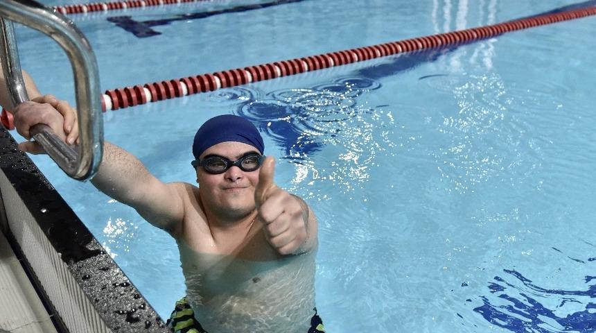 &Ouml;zel sporcular T&uuml;rkiye şampiyonasına katılabilmek i&ccedil;in yarıştılar