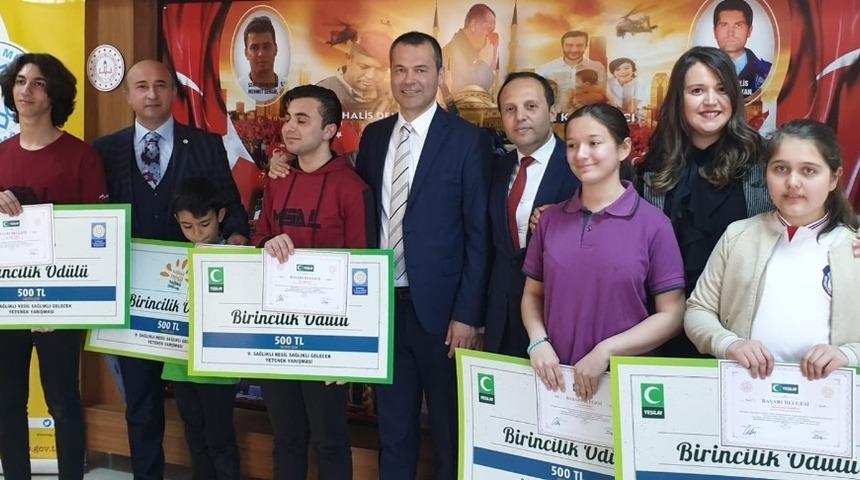 &ldquo;Sağlıklı Bir Nesil, Sağlıklı Bir Gelecek&rdquo; &ouml;d&uuml;l t&ouml;reni ger&ccedil;ekleşti
