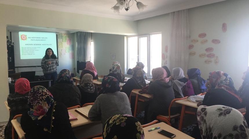 Kronik b&ouml;brek hastalığı konusunda eğitim verildi