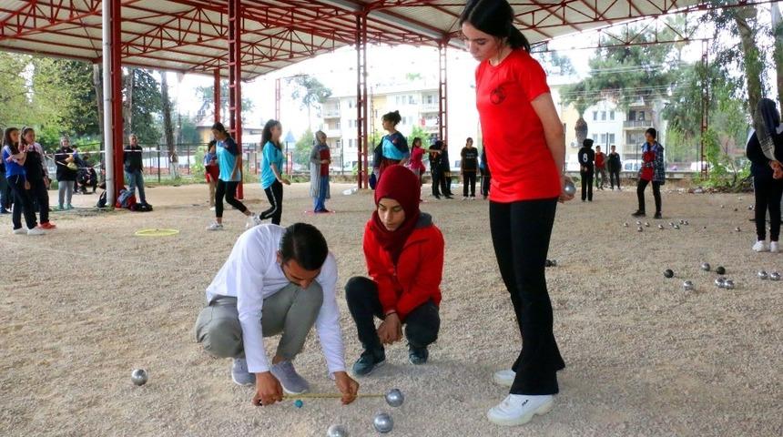 Okullararası Bocce Grup M&uuml;sabakaları Adana&rsquo;da yapıldı