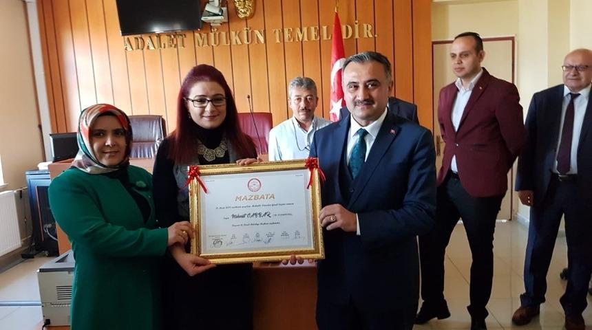 Başkan Cabbar Mazbatasını Aldı