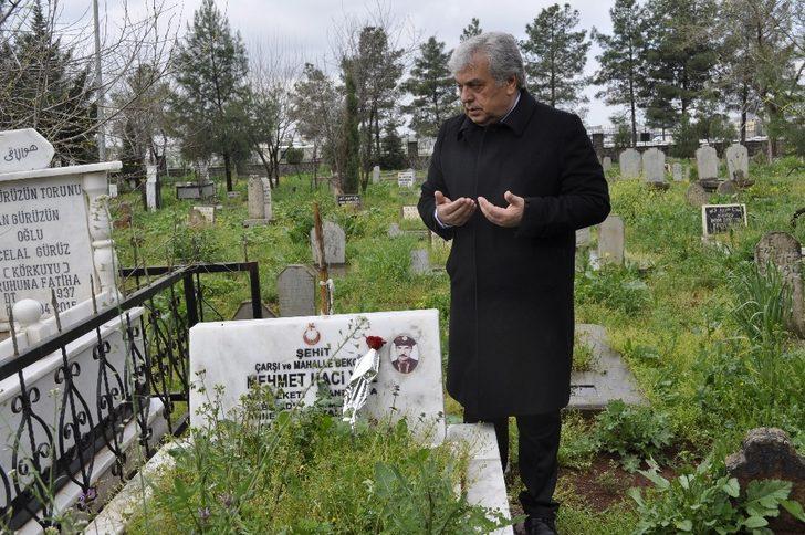 Siverek’te, şehit polisler mezarları başında anıldı G1