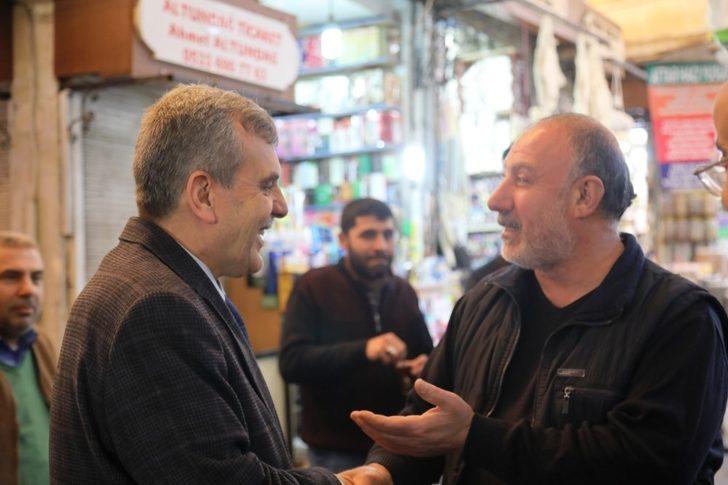 Beyazgül esnaf duasına katıldı G4