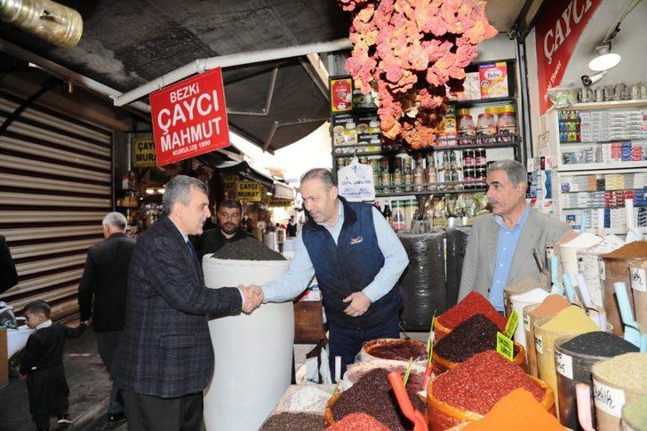 Beyazgül esnaf duasına katıldı G5