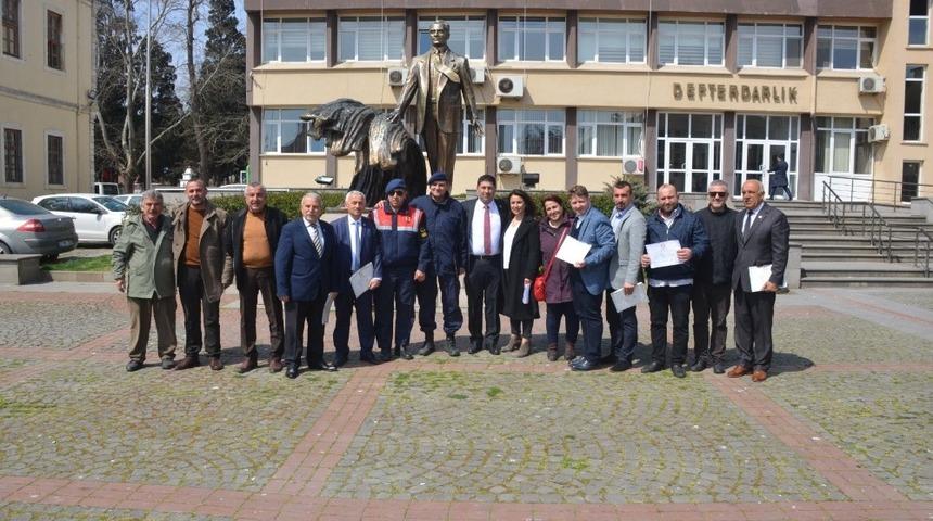 Sinop&rsquo;ta muhtarlar mazbatalarını aldı