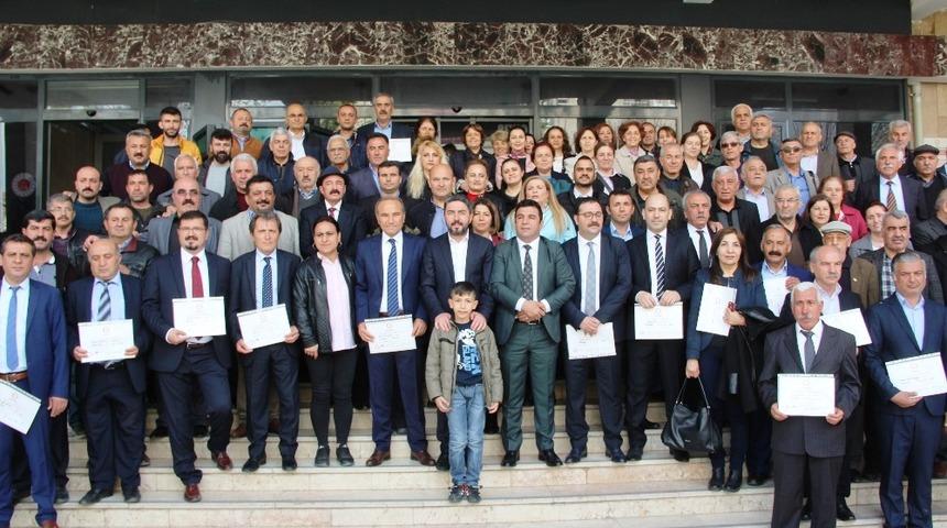 Arguvan Belediye Başkanı Kızıldaş, mazbatasını aldı