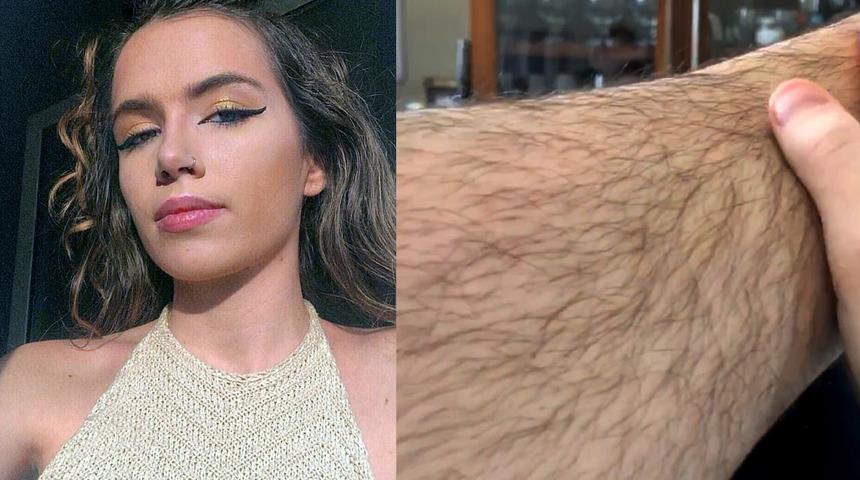 Dört aydır tıraş olmayan kadına tepki! 'Cinsel ilişkiye girmek istemiyorsan...'