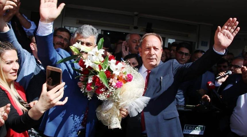 Ereğli&rsquo;de Başkan Opruk&ccedil;u g&ouml;revini devraldı