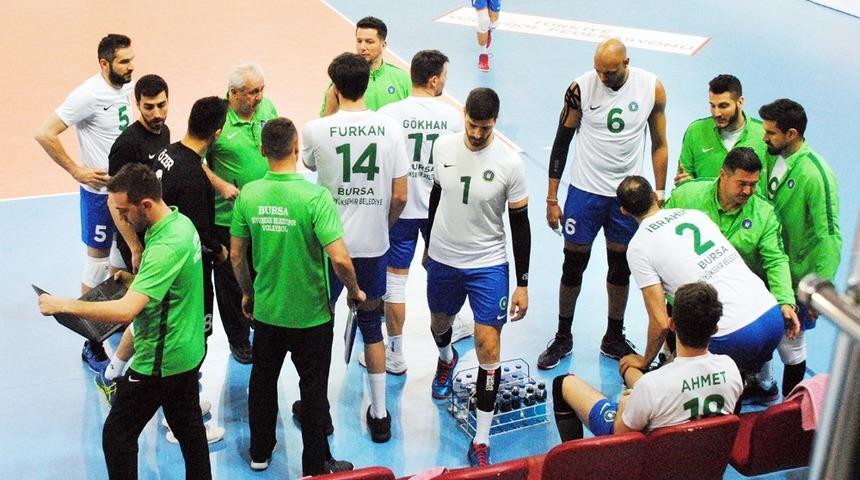Voleybol 1. Lig Erkekler: Bursa B&uuml;y&uuml;kşehir Belediyespor: 2 - Sorgun Belediyespor: 3
