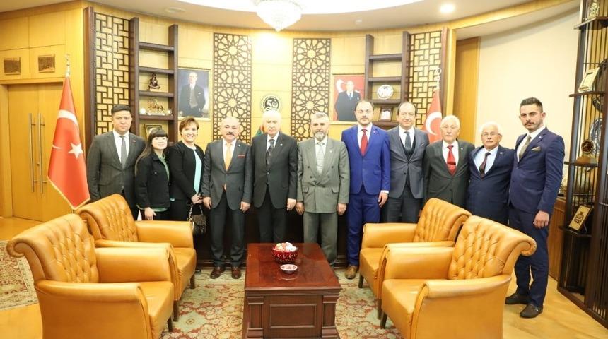 İlk ziyaret Bah&ccedil;eli&rsquo;ye