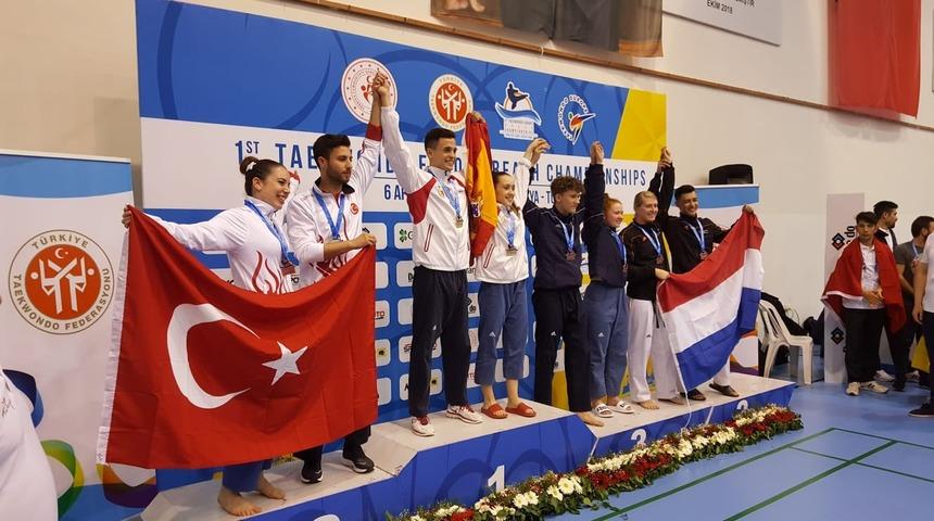 Nazillili Taekwondocu Ege Gezgin Avrupa ikincisi oldu