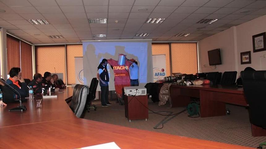 AFAD personeline KBRN Eğitmeni verildi
