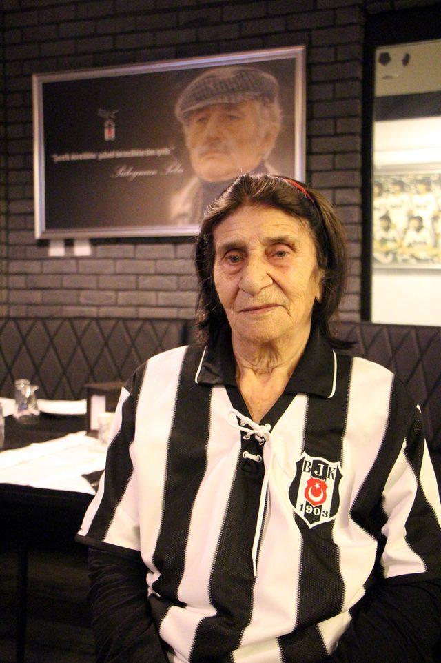 87 yaşındaki Emine ninenin Beşiktaş tutkusu