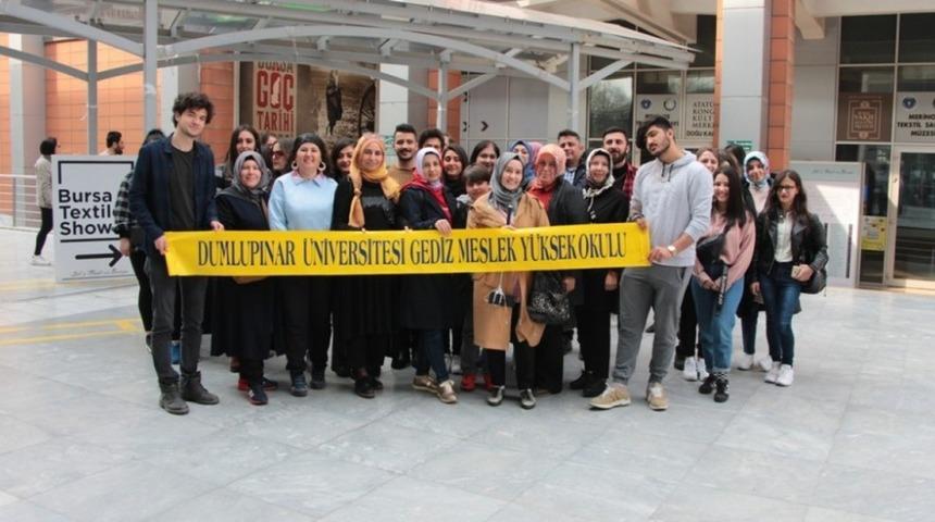 Gediz MYO Öğrencileri Bursa Tekstil Fuarında