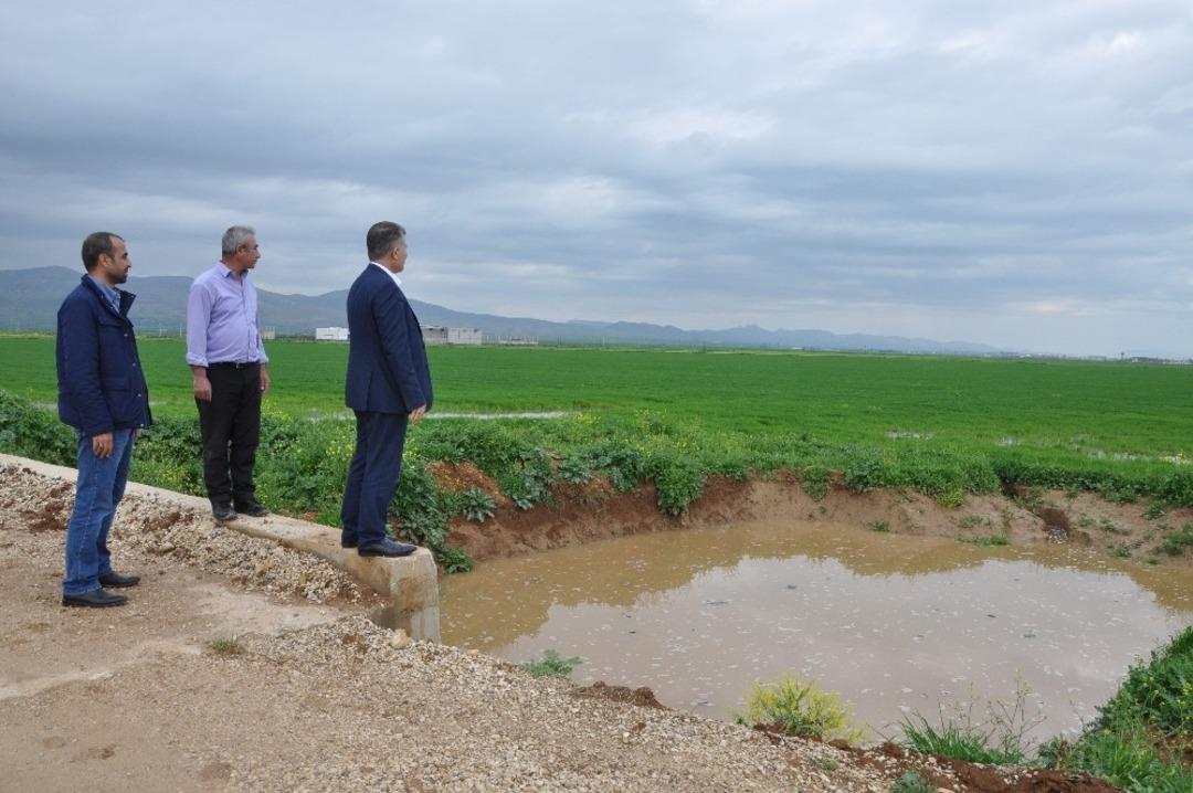 Kızıltepeli &ccedil;ift&ccedil;iler yoğun yağışlardan tedirgin