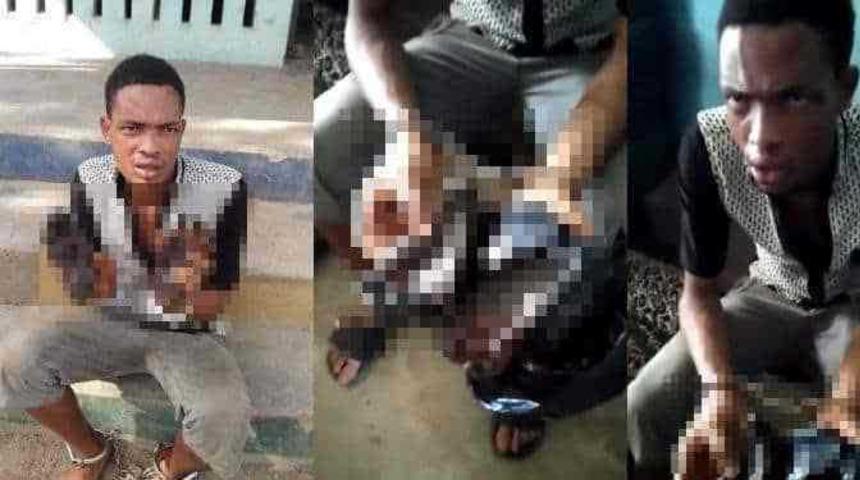 Kurutulmuş insan elleri ile yakalandı!