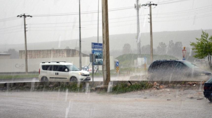 Didim&rsquo;de şiddetli yağış etkili oldu