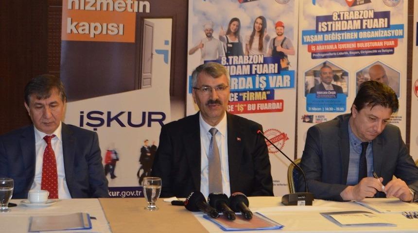 8. Trabzon İstihdam Fuarı&rsquo;nda 2 bin 913 kişiye iş ve staj imkanı sunulacak