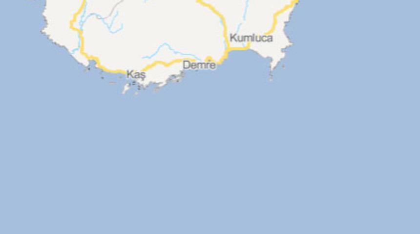 Akdeniz'de 3.9 b&uuml;y&uuml;kl&uuml;ğ&uuml;nde deprem  