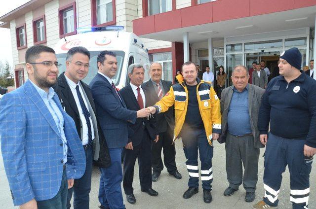 Günyüzü’nde ambulans teslim töreni